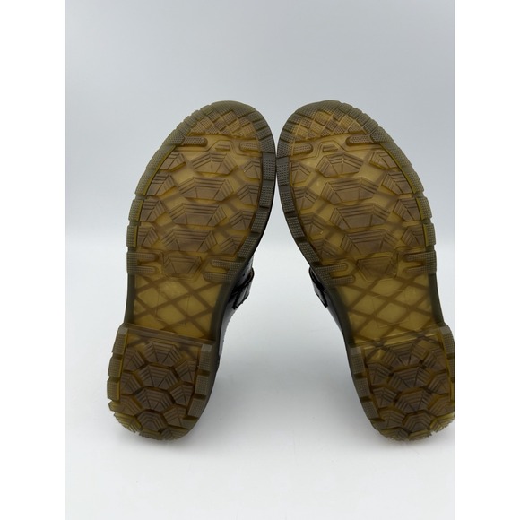 Black T-Bar Mary Janes Size 8 Chunky Platform Perforated Y2K Style NEW - Picture 9 of 9